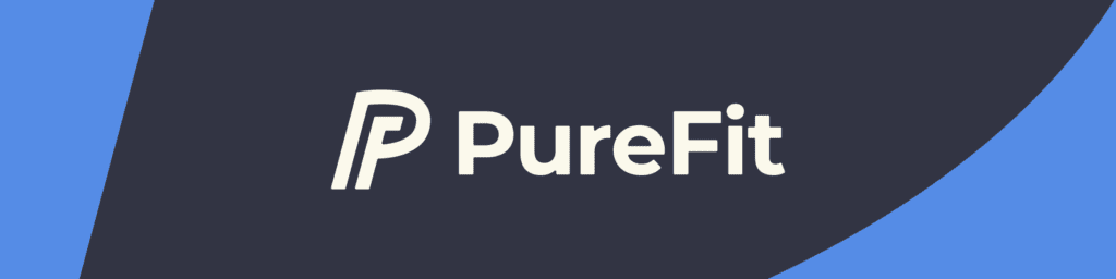 PureFit logo design